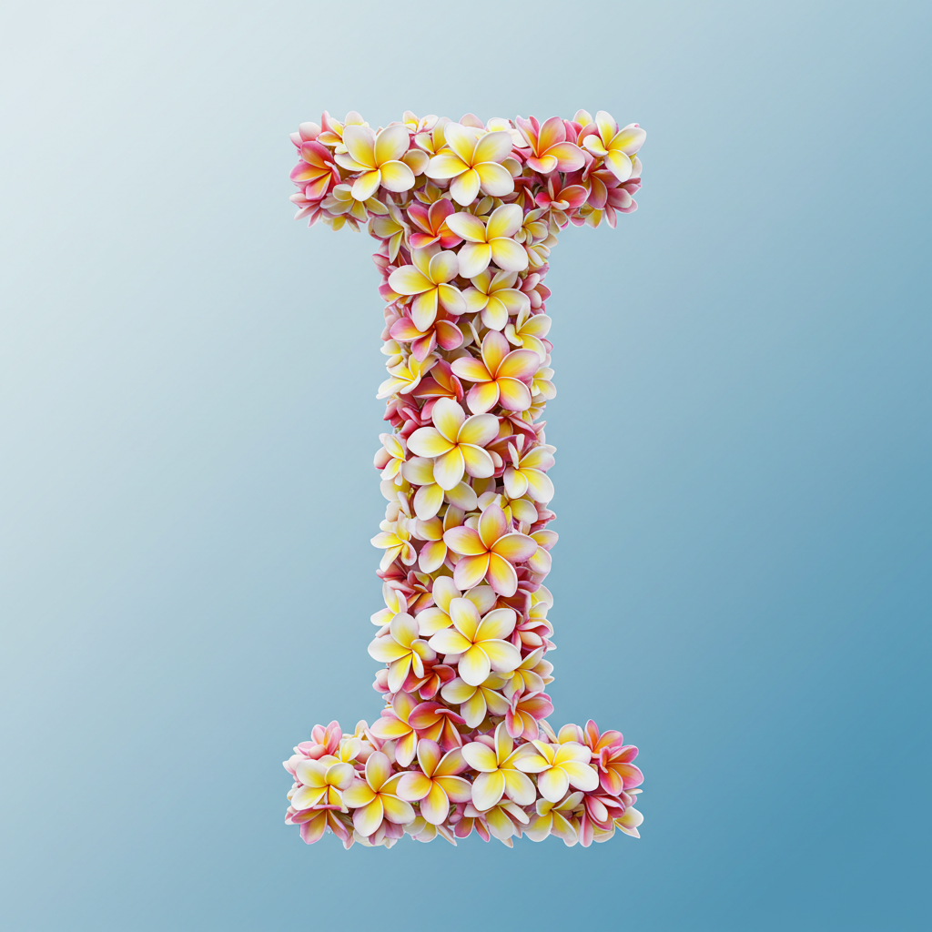 Plumeria — letter I