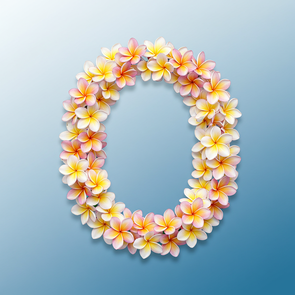 Plumeria — letter O