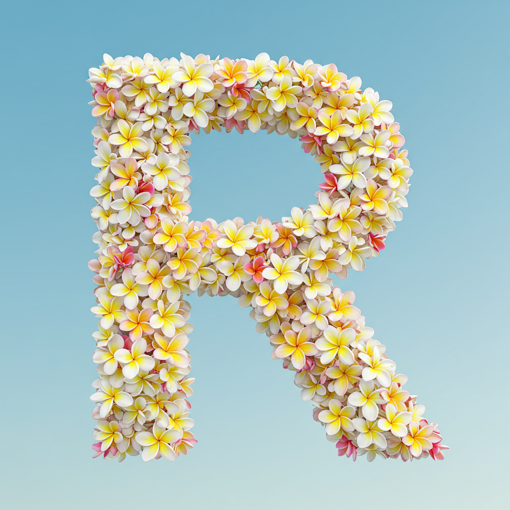 Plumeria — letter R