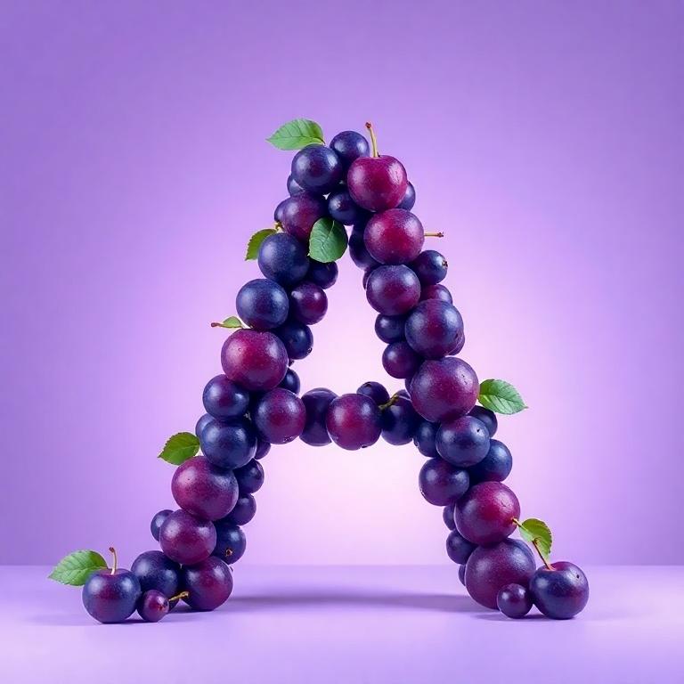 Plums — letter A