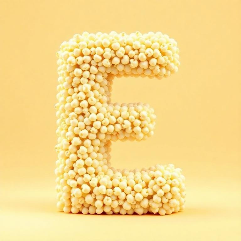 Popcorn — letter E