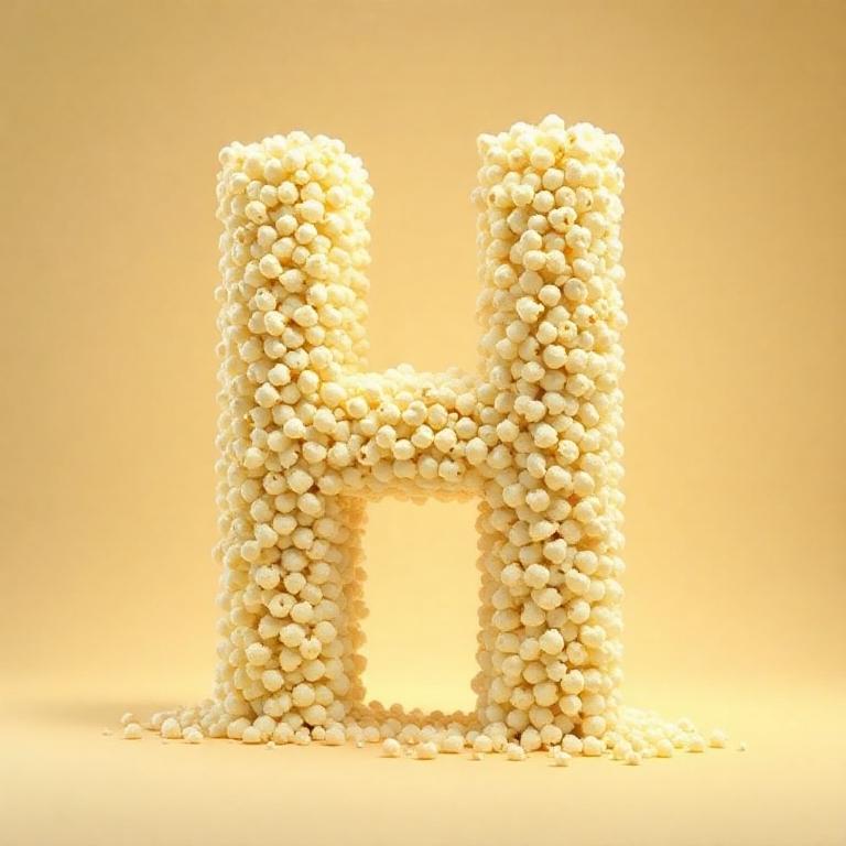 Popcorn — letter H