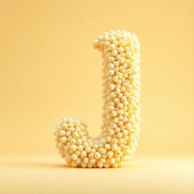 Popcorn — letter J