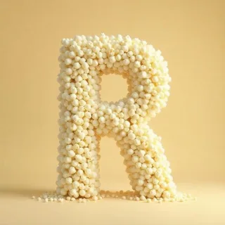 Popcorn — letter R