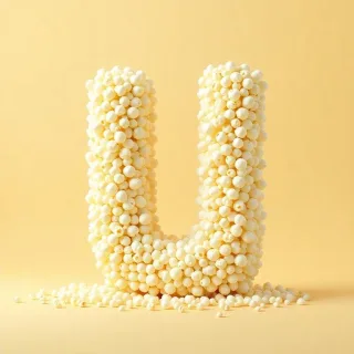 Popcorn — letter U
