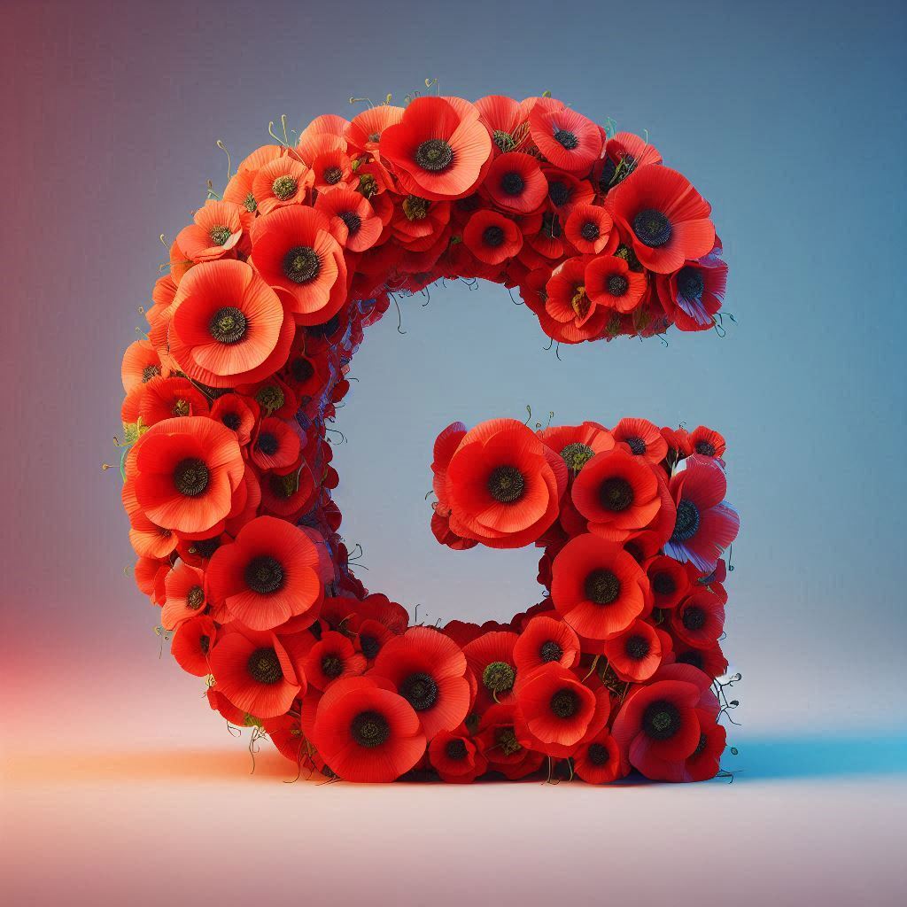 Poppies — letter G