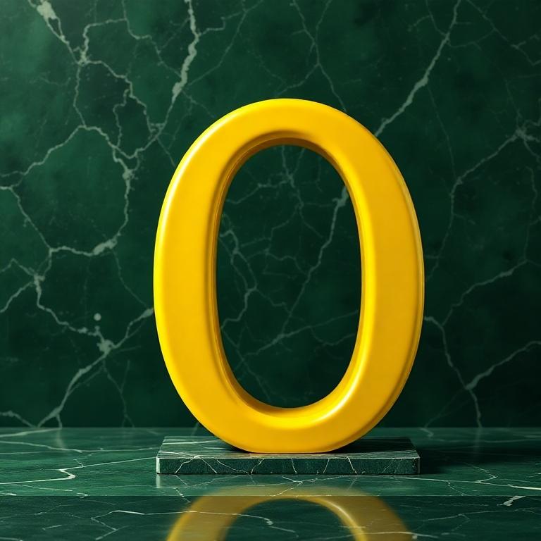 Porcelain — letter O
