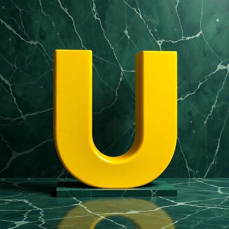 Porcelain — letter U