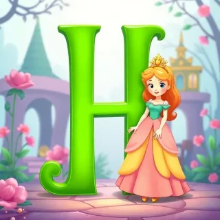 Princess — letter H