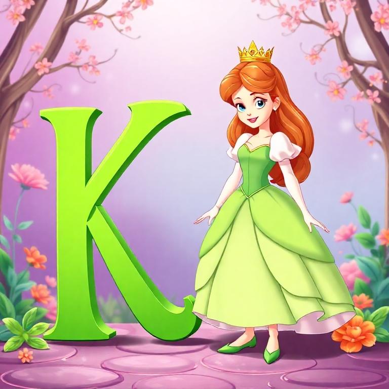 Princess — letter K