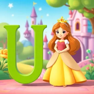 Princess — letter U