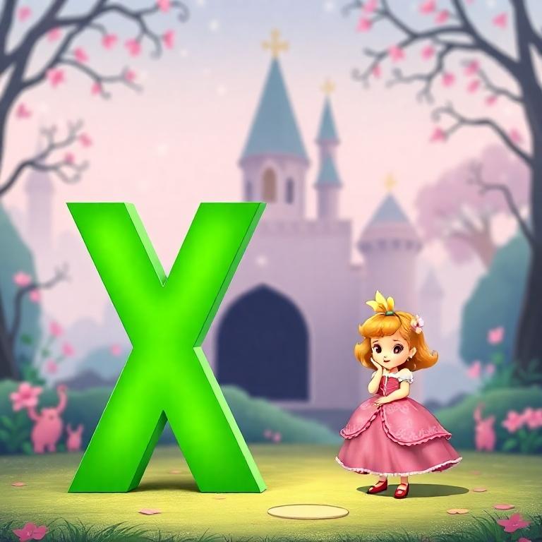 Princess — letter X