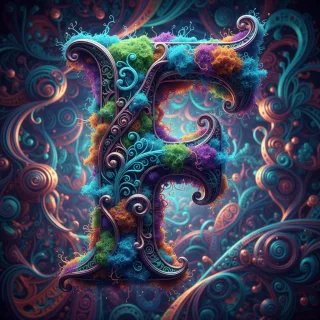 Psychodelic — letter F