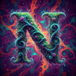 Psychodelic — letter N