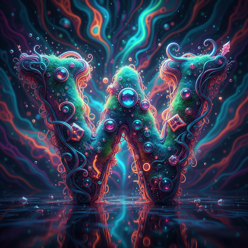 Psychodelic — letter W