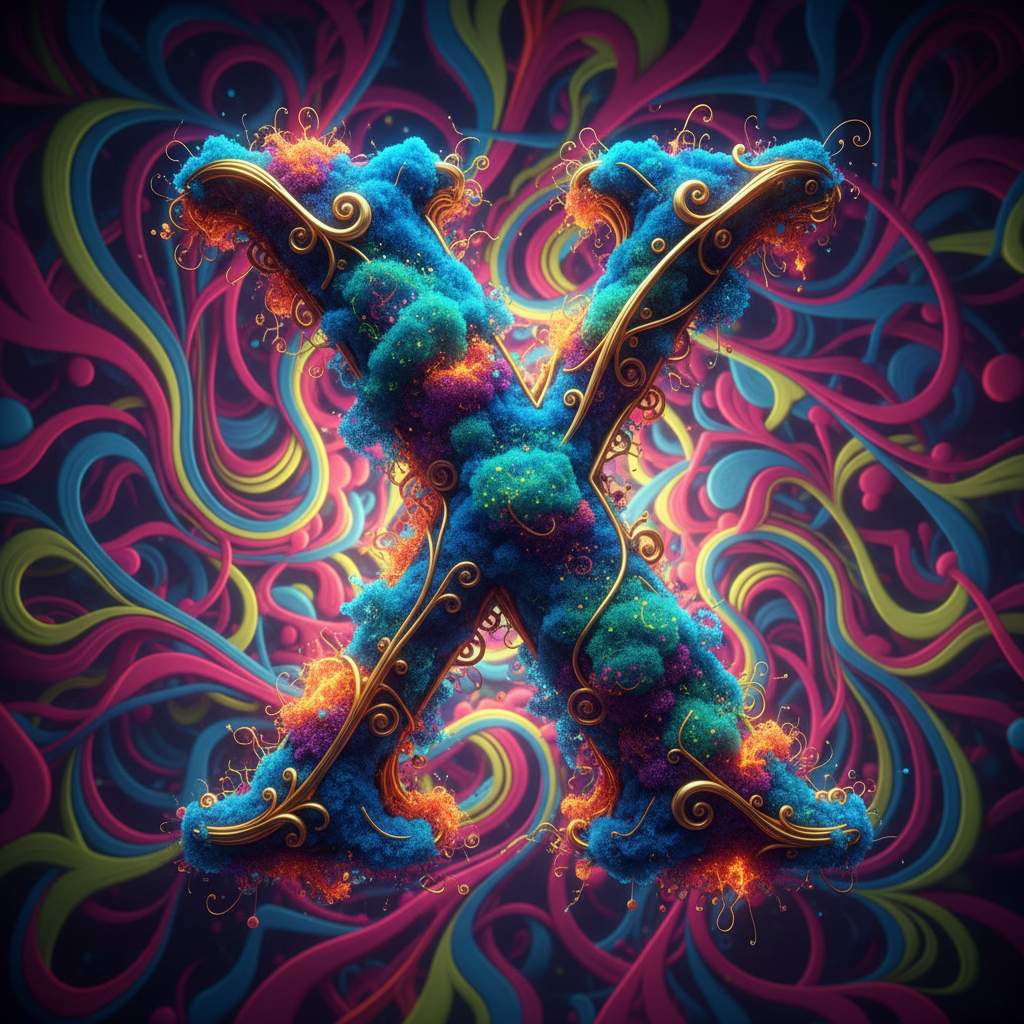 Psychodelic — letter X