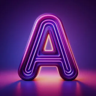 Purple neon