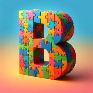 Puzzle — letter B