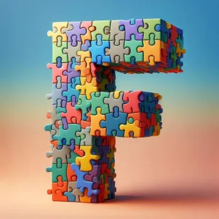 Puzzle — letter F