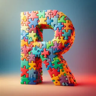 Puzzle — letter R