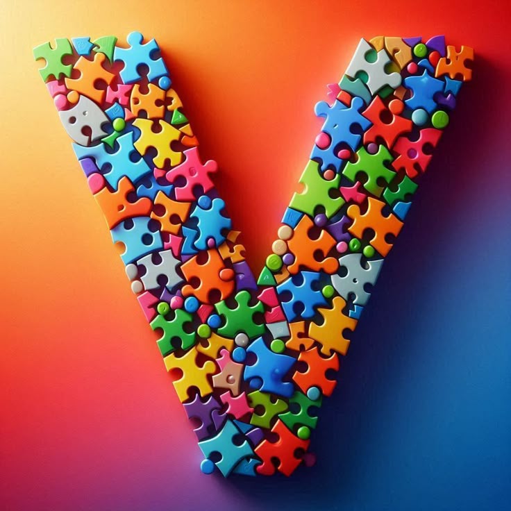 Puzzle — letter V