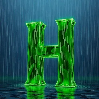 Rain — letter H