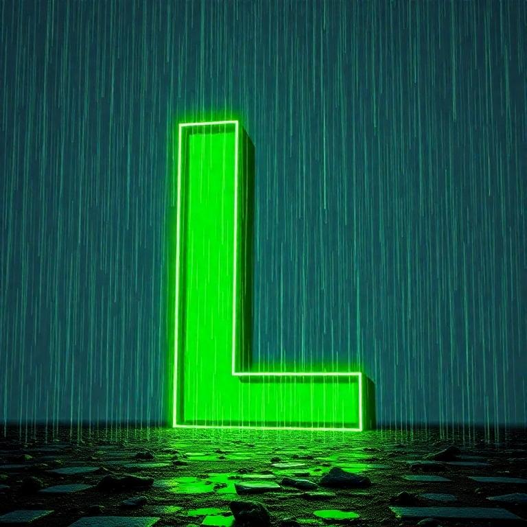 Rain — letter L