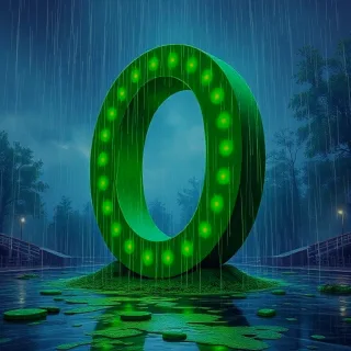 Rain — letter O