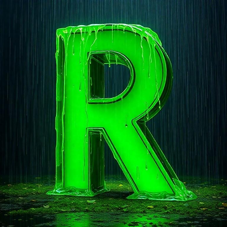 Rain — letter R