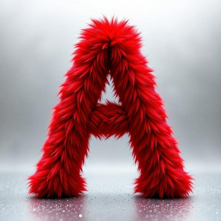 Red fur 2 — letter A