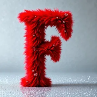 Red fur 2 — letter F