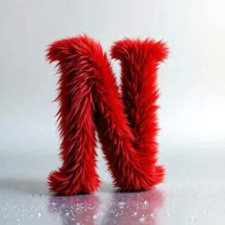 Red fur 2 — letter N
