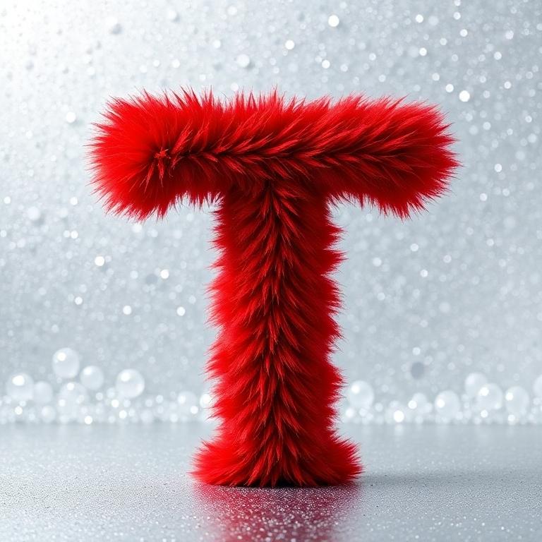 Red fur 2 — letter T