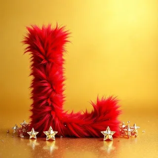 Red fur — letter L