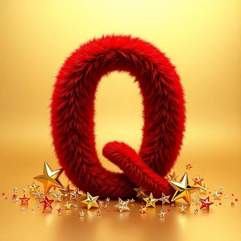 Red fur — letter Q