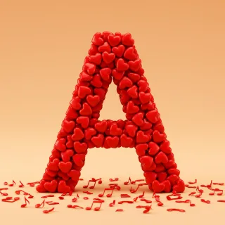 Red hearts