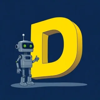 Robot — letter D