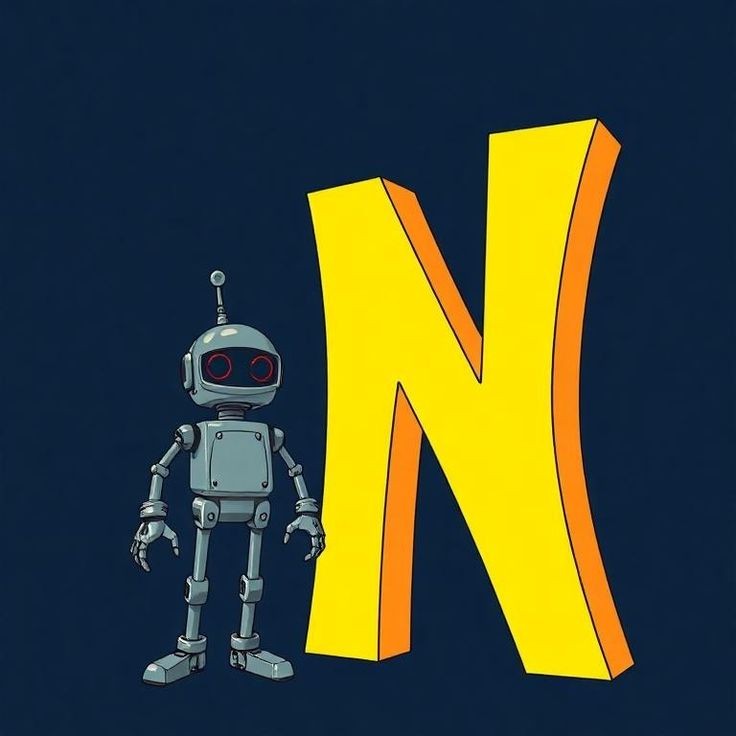 Robot — letter N