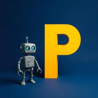 Robot — letter P