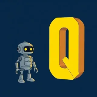 Robot — letter Q