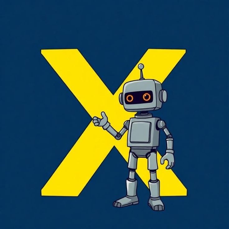 Robot — letter X