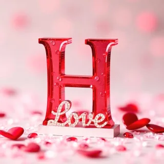 Romantic scenes — letter H