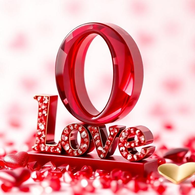 Romantic scenes — letter O