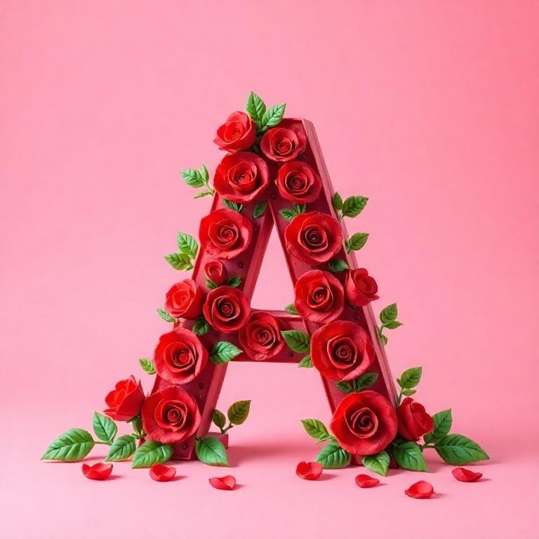 Roses 3 — letter A