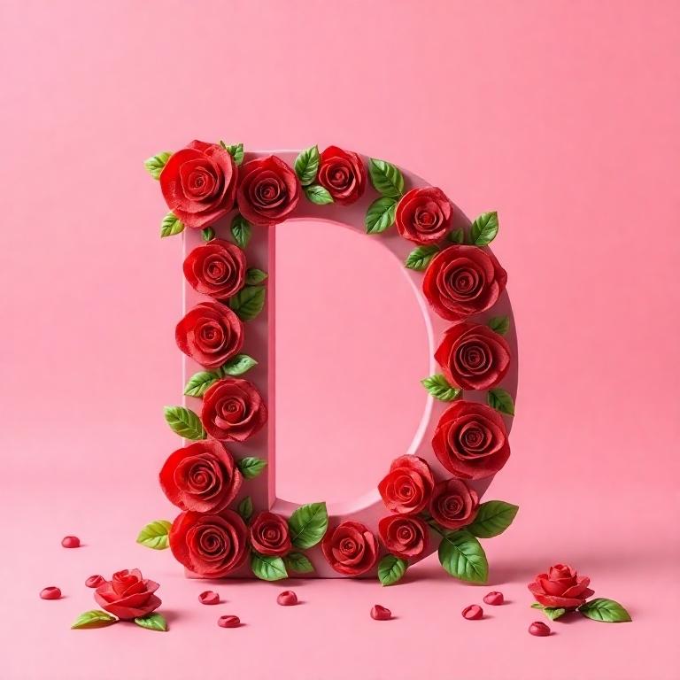 Roses 3 — letter D
