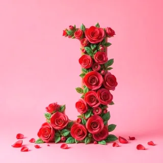 Roses 3 — letter J