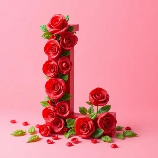 Roses 3 — letter L