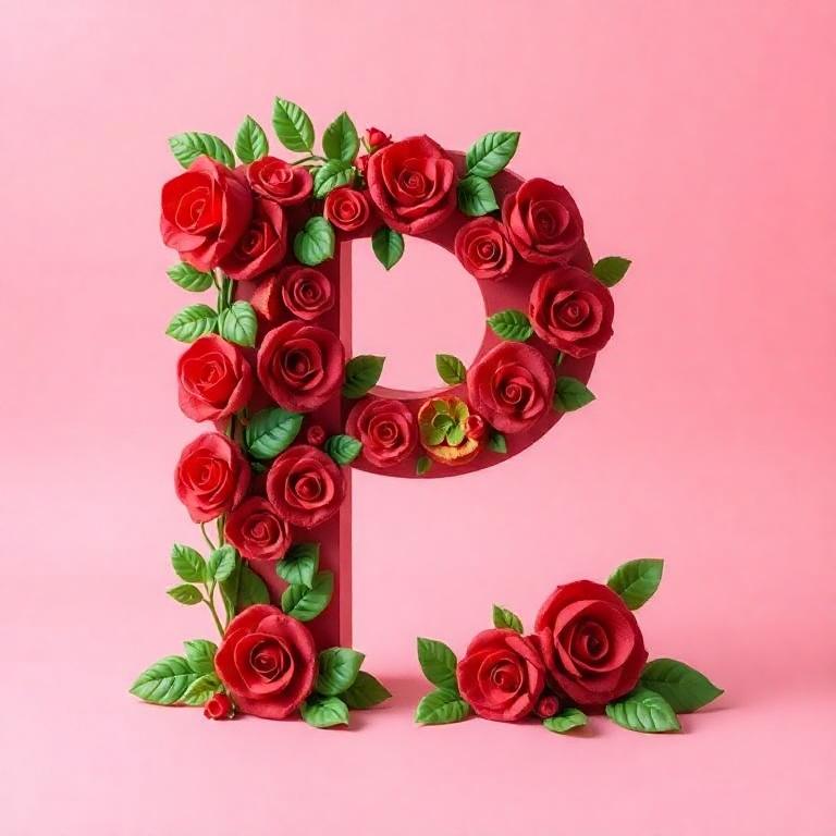 Roses 3 — letter P