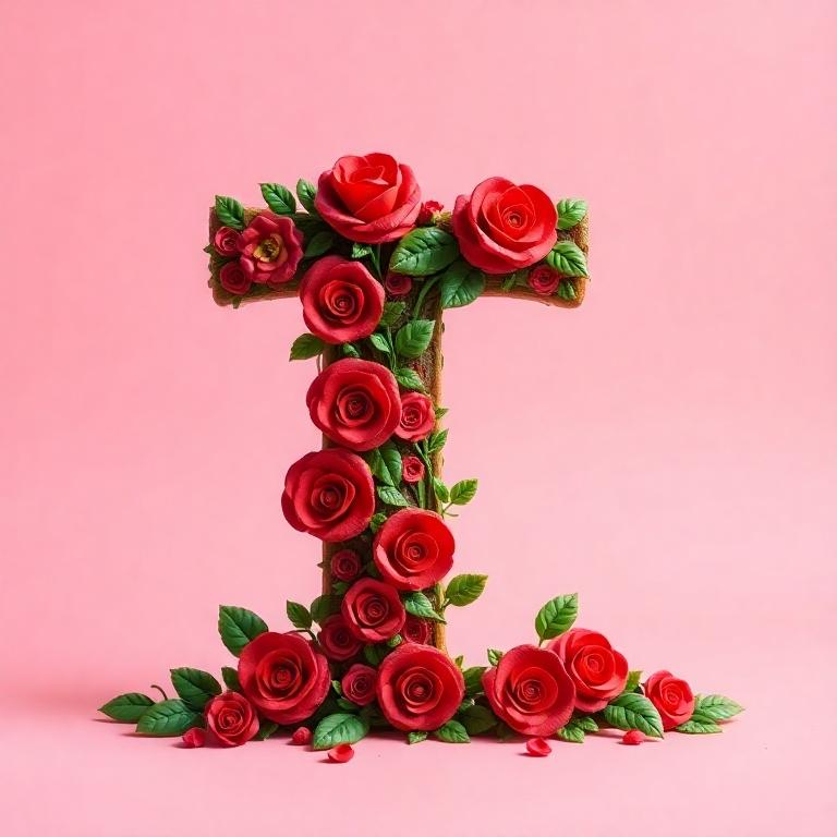 Roses 3 — letter T