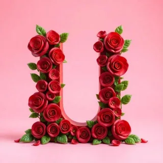 Roses 3 — letter U